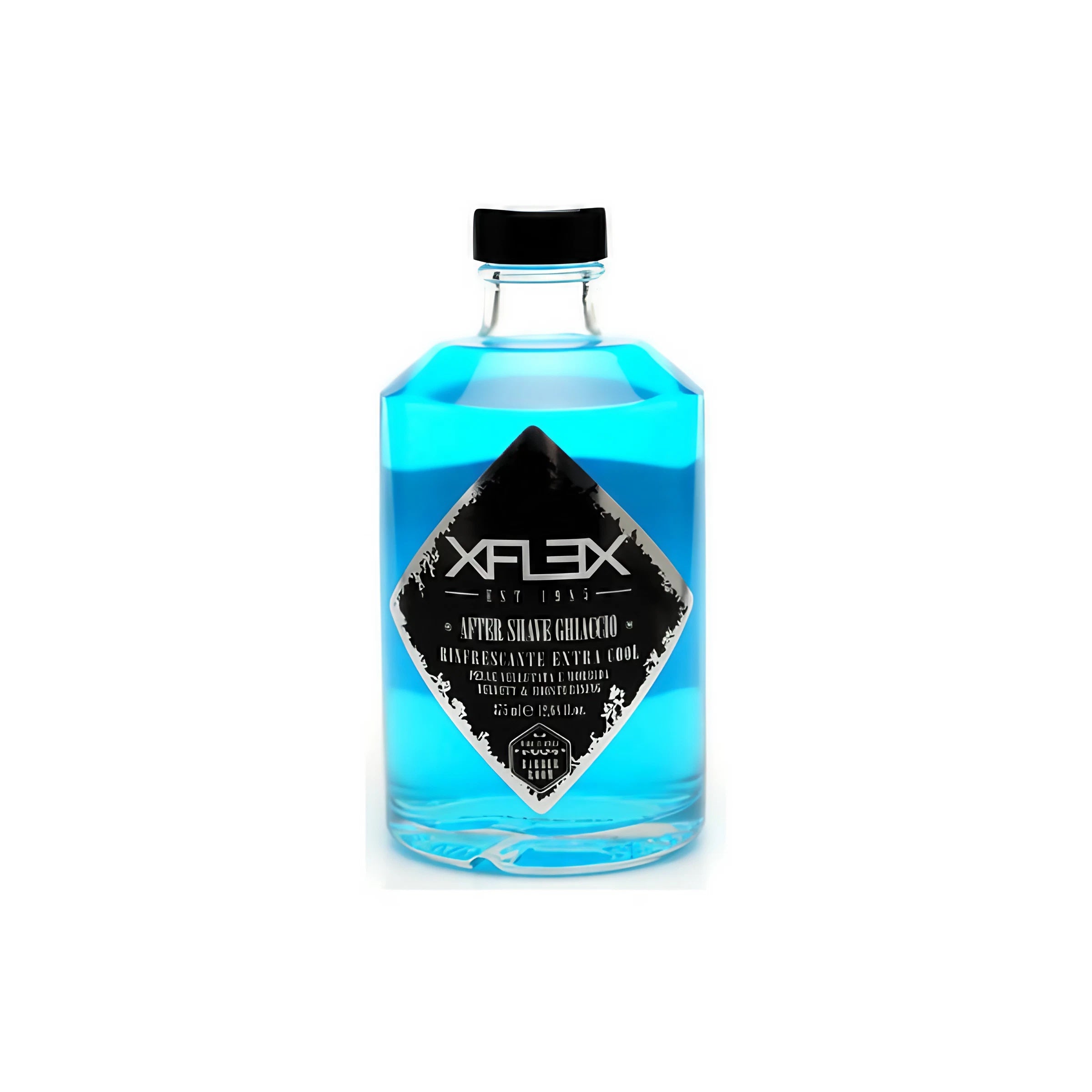 a bottle of Xflex After Shave Ghiaccio