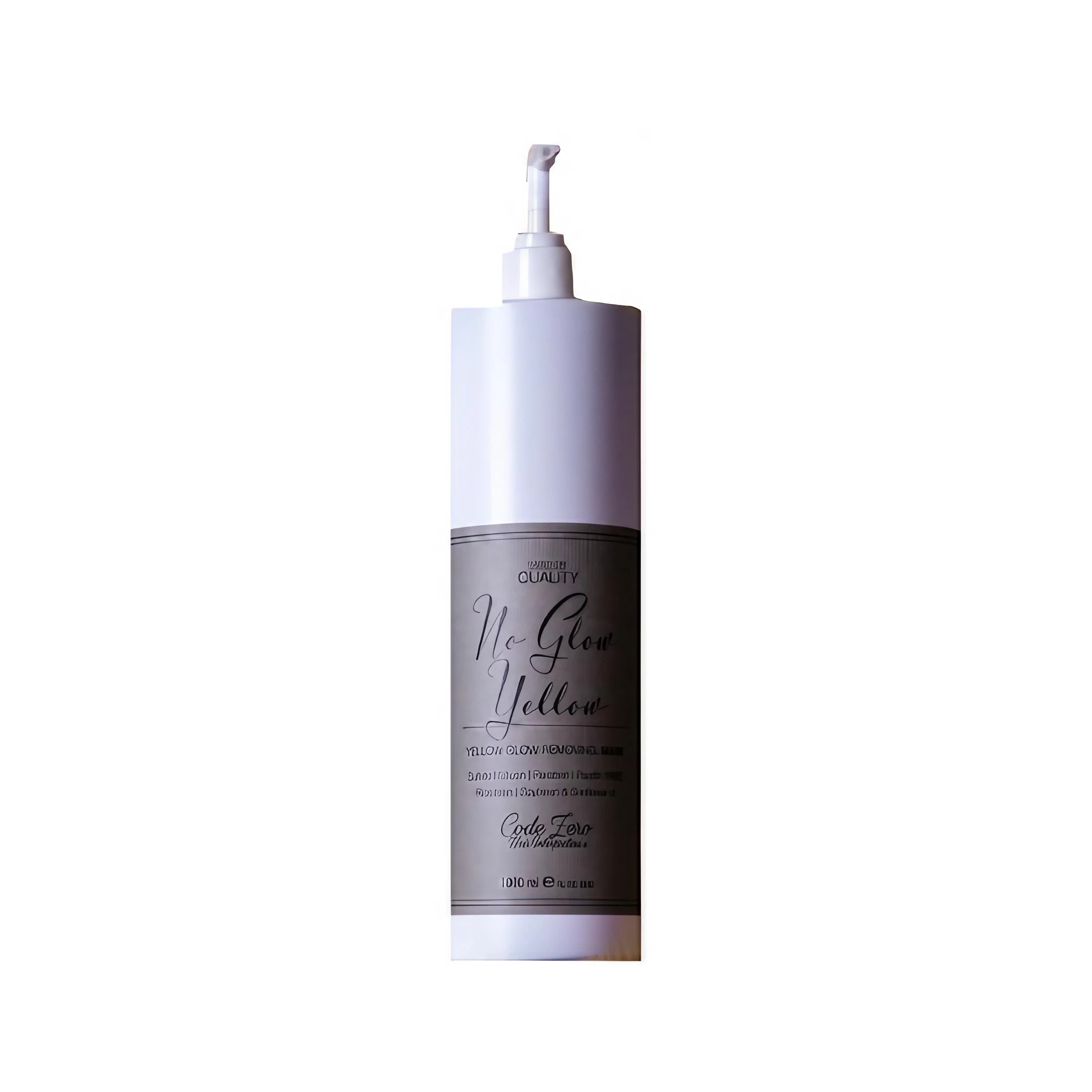 a bottle of code zero anti yellow hair mask 1000ml