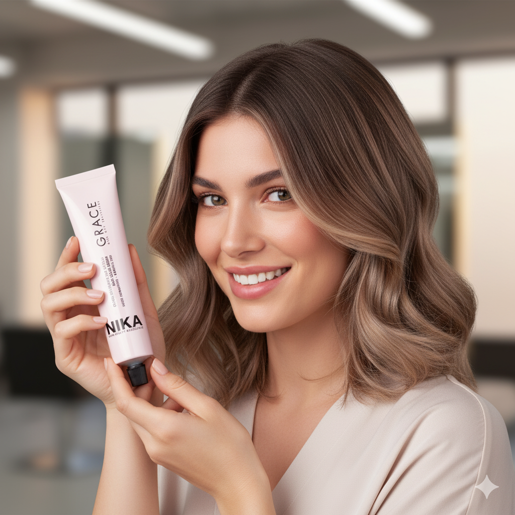 Grace Color 6.82 Dunkelblond Beige Violett Natur