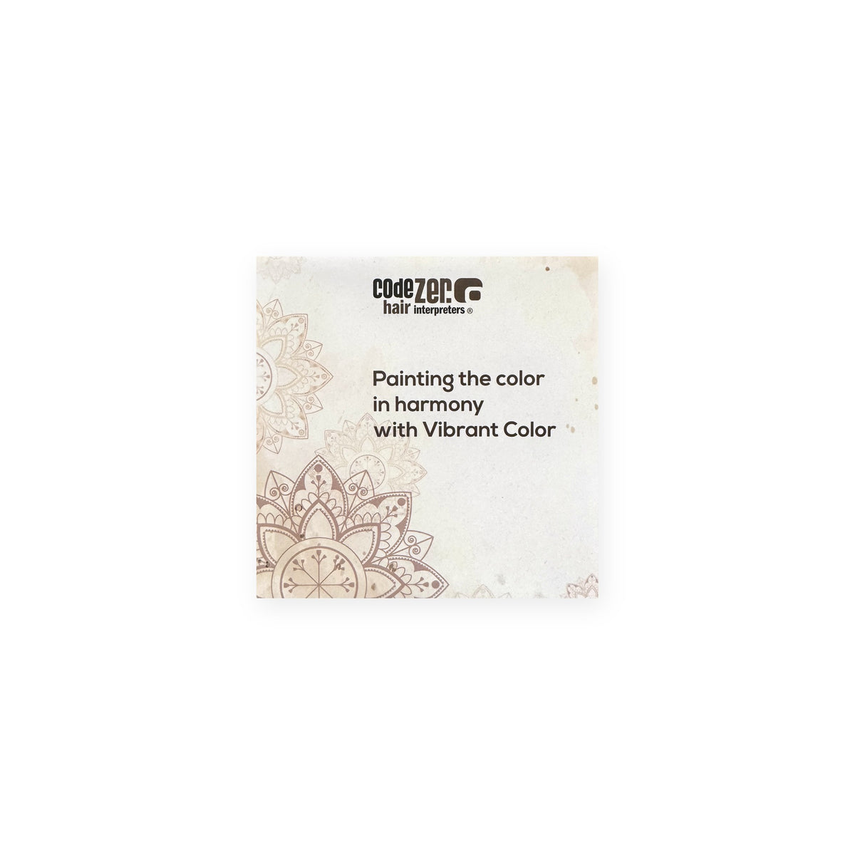 Vibrant Color Chart Up6 Mini di Code Zero, copertina: Painting the color in harmony with Vibrant Color