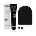 Vibrant Color 9.11 Intense Ash Very Light Blond : tube et étui avec la couleur du nuancier officiel, couleur indicative