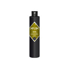 A black bottle with a yellow label, containing XFlex Shape Oil by Edelstein.