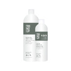 kit Two bottles of perm hair products edelstein Perm Up, one labeled 'Neutral UP ' and the other with 'Perm UP 1,2,3.