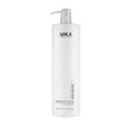NIKA Timeless Blend Shampoo 1000 ml weiße Flasche mit Pumpspender auf weißem Hintergrund