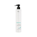 A bottle of Pure Keratin Deep Conditioner with a pump dispenser, predominantly white in color with green text and accents.