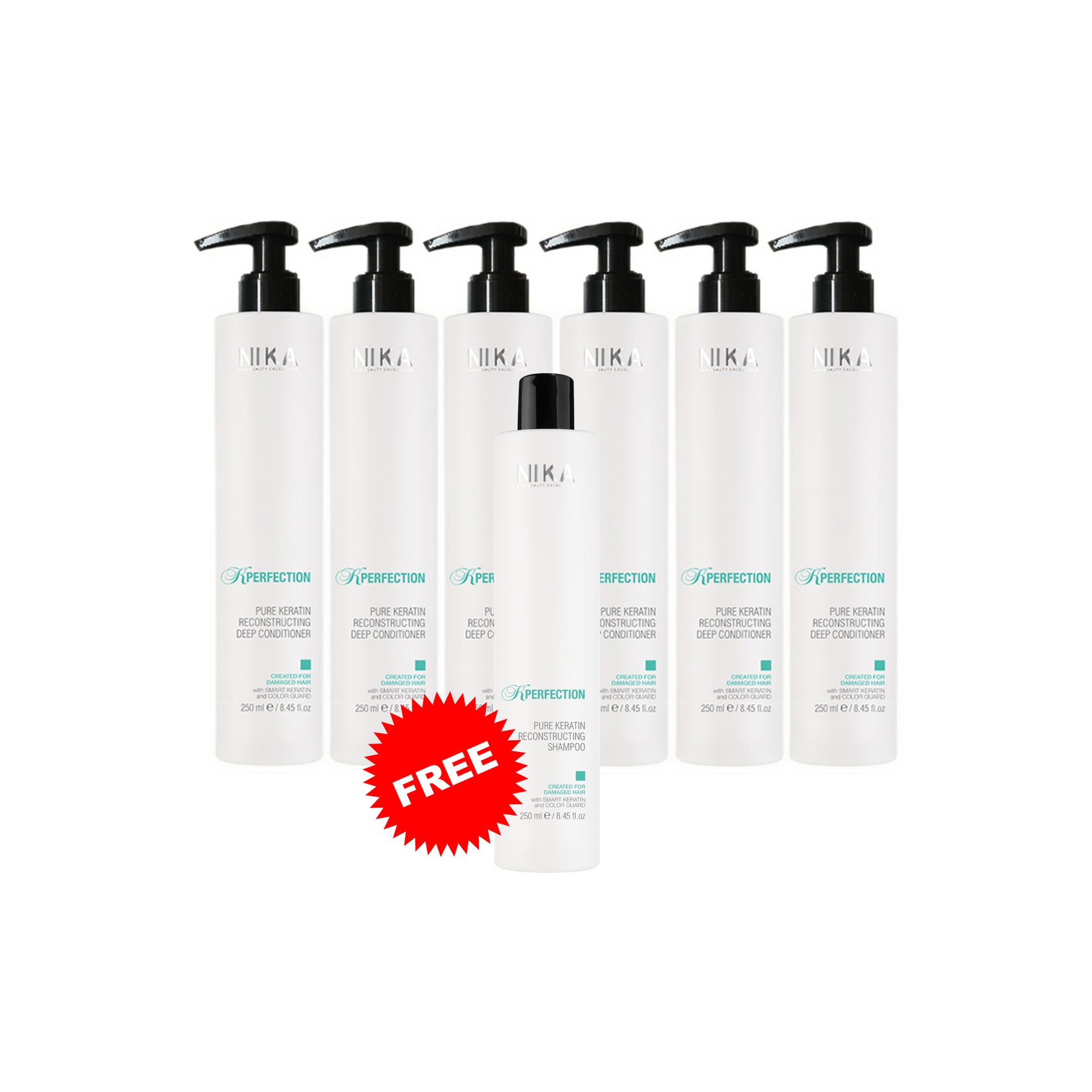 Nika Pure Keratin Deep Conditioner Pack