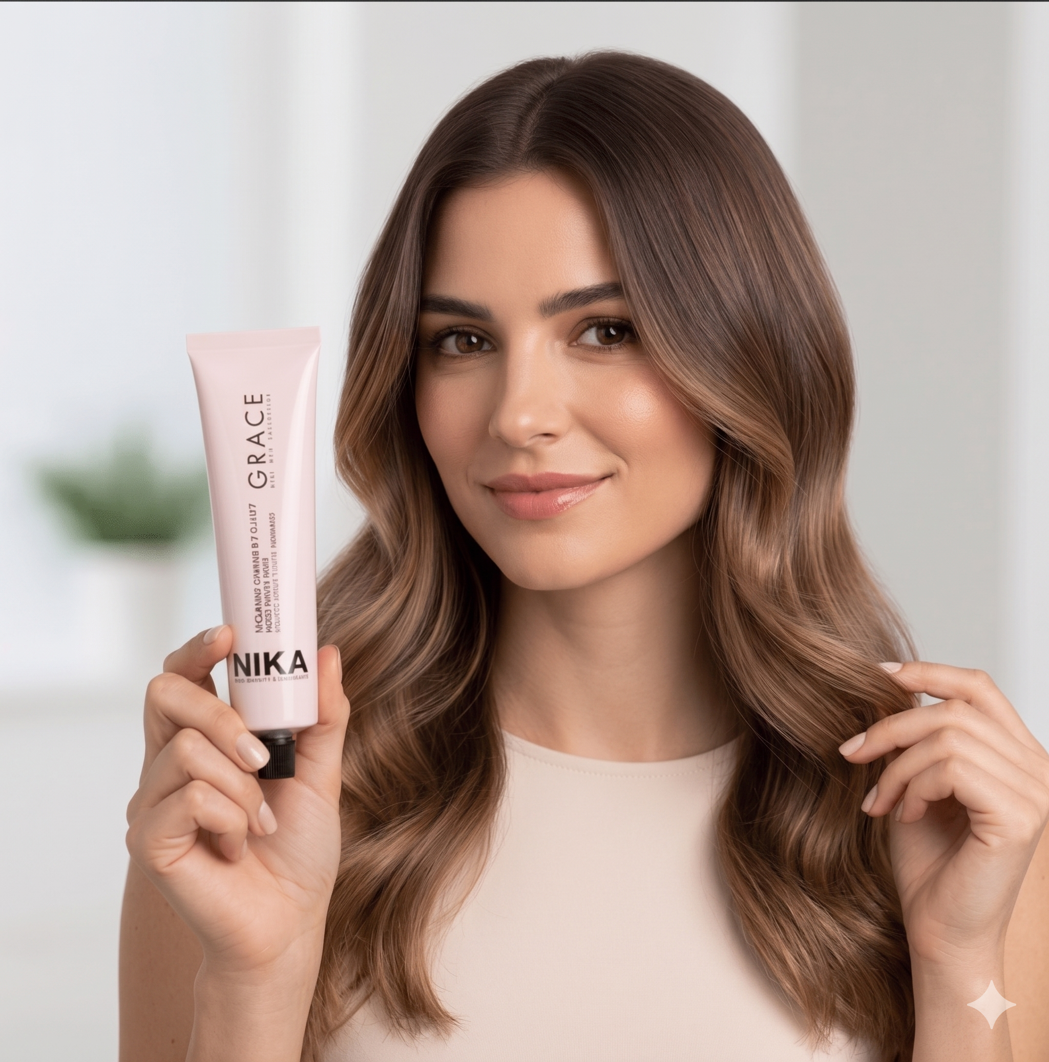 Grace Color 7.7 Mittelblondes Natur-Braun
