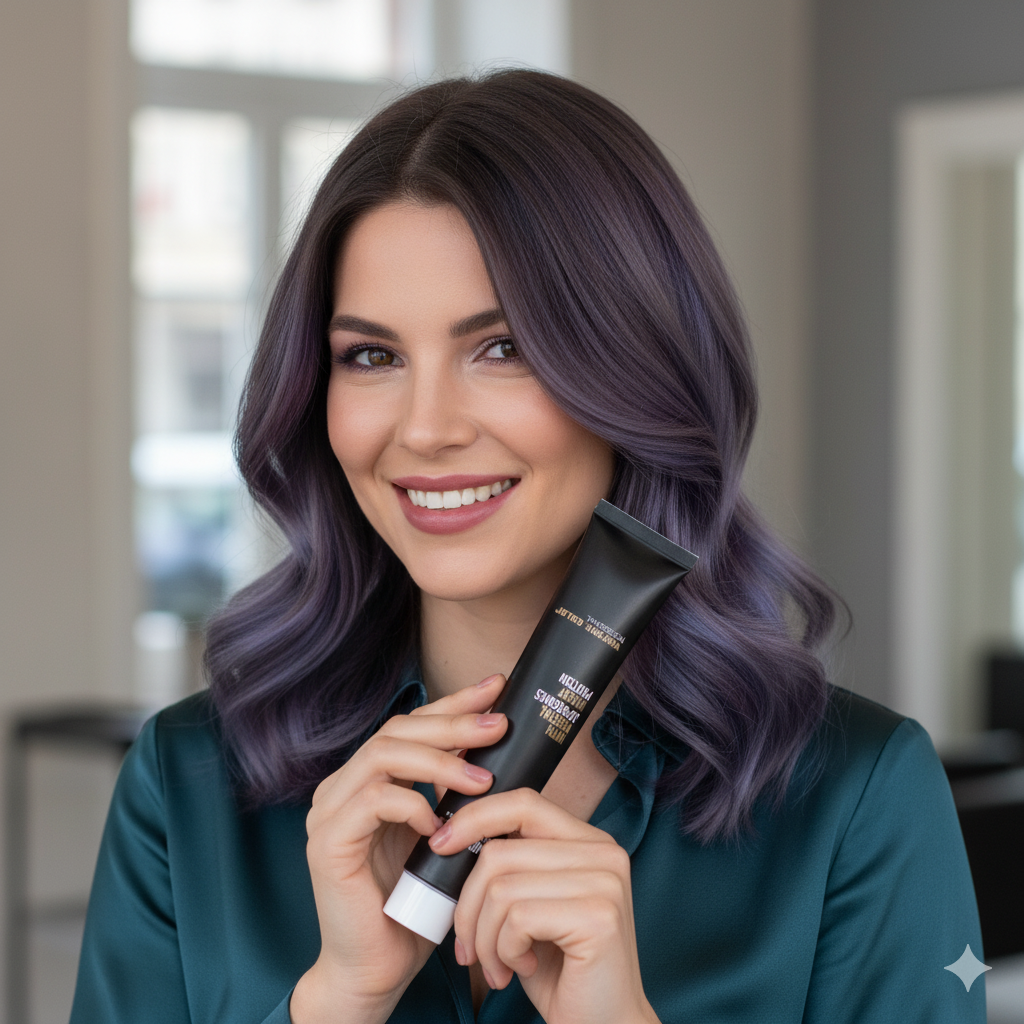 Vibrant Color 6.29 Violet Blue Dark Blond