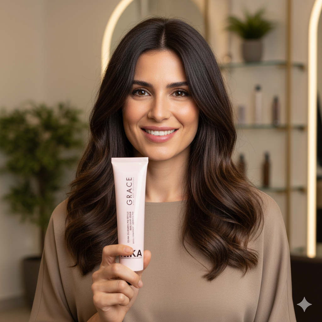 Grace Color 4.07 Castano Medio Naturale Marrone