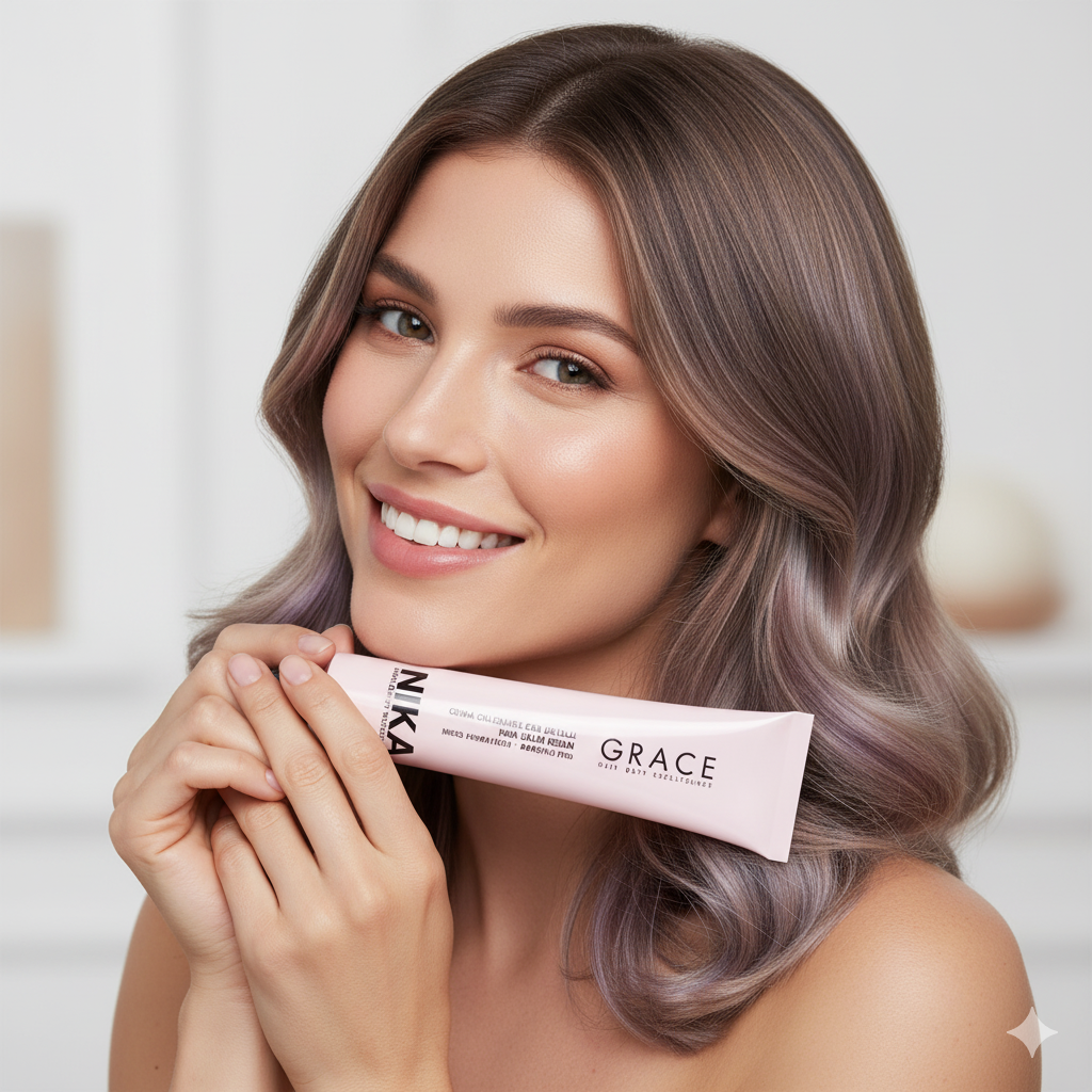 Grace Color 5.82 Castano Chiaro Beige Viola Naturale