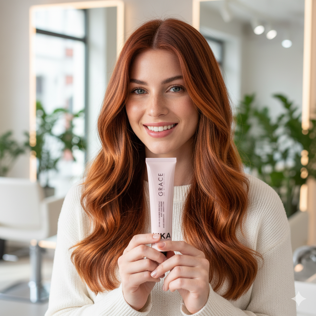 Grace Color 6.44 Dark Deep Copper Natural Blonde